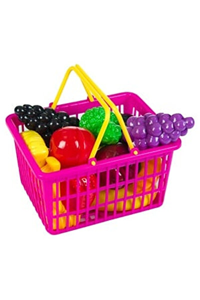 OEM Jucarie Cos Supermarket cu Fructe - 18buc