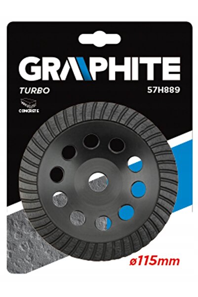 graphite 115 X 22.2 X 5mm Disc de șlefuit diamantat Turbo 57H889