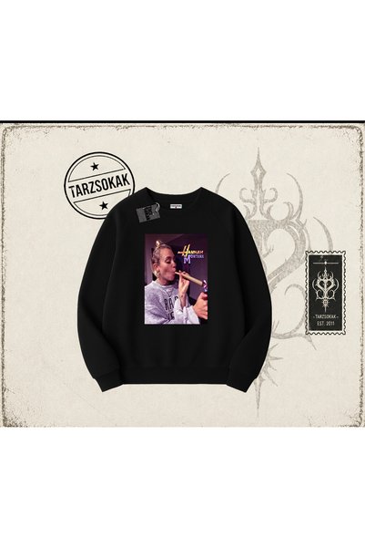 Tarzsokak Unisex Hannah Montana Oversize unisex majica sa okruglim izrezom, bela