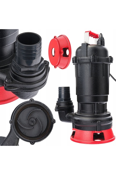 Red Technic Pompă pentru ape uzate și nămol cu măcinător 30000 l/h 20M înălți...