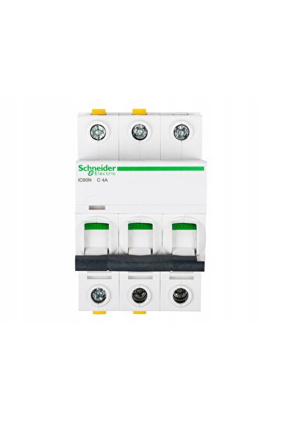 Schneider Electric Acti9 iC60N-C4-3 C 4A Disjunctor tripolar