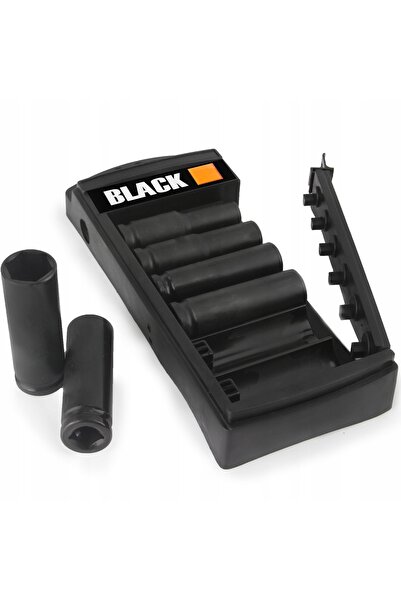 BLACK Set de chei tubulare lungi de impact 1/2 " 10-21mm 6 buc.