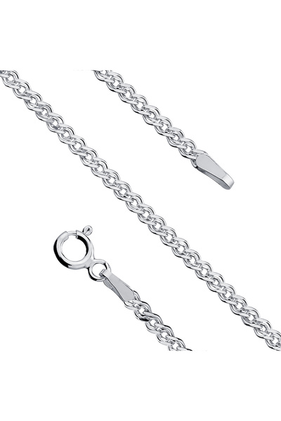 Generic Brand Brățară din argint 925 rodiată ,diamantată 18 cm