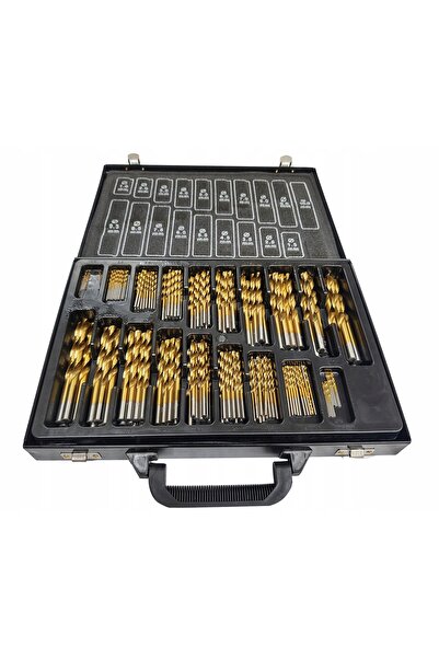 Falon Tech Set de 170 de burghie metalice HSS, 1-10mm