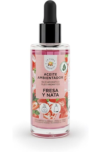 La Casa De Los Aromas Aromas Strawberry & Cream Essential Oil Air Freshener 4...