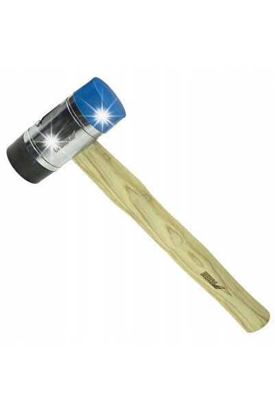 dedra CIOCAN BLACHARSKI 45MM CU TECLĂ DUBLĂ, MÂNER DIN HICKORY CU MANCHETĂ DI...