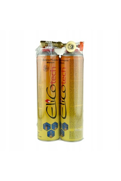 ELICO Arzător cu gaz pentru lipit, 2 cartușe 600ml, Universal