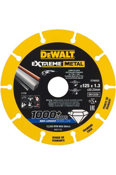 Dewalt DISC Diamantat EXTREM PENTRU METAL OȚEL 355 mm DT40257
