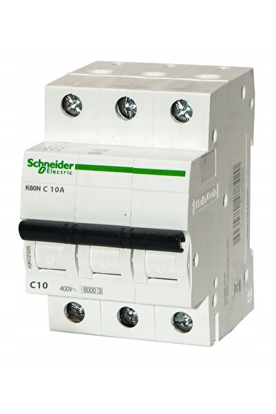 Schneider Electric Disjunctor 3P C10A 6kA AC K60N