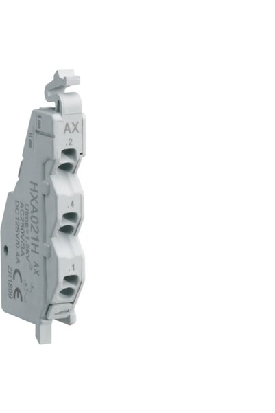 hager Contact auxiliar x160-P160-x250-P250-x630-P630 1P 250VAC HXA021H