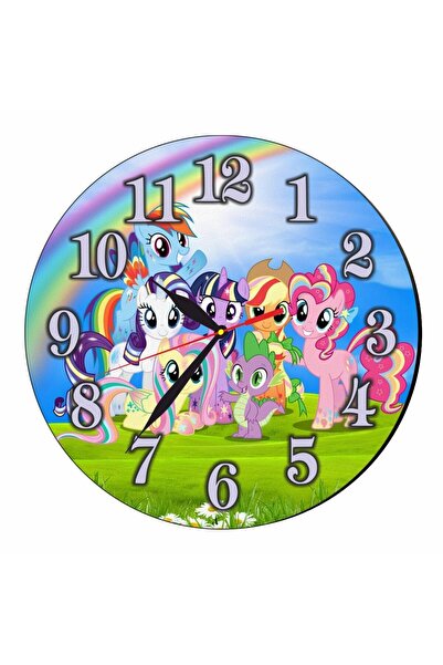 OEM Ceas Disney, My Little Pony, Lemn, 30 cm, CSDUV033