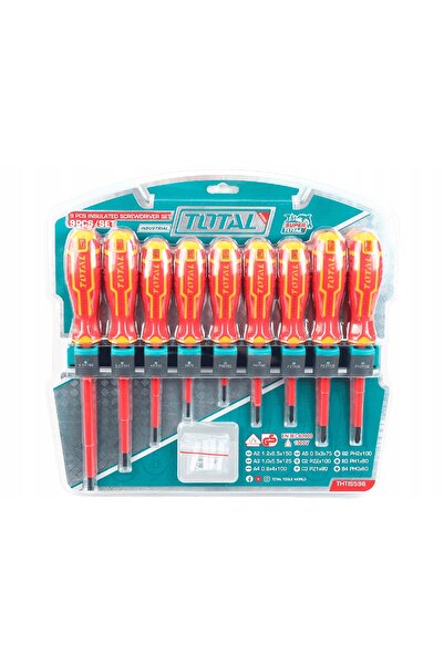 TOTAL SET DE ȘURUBELNIȚE IZOLATE pentru electrician, 1000V