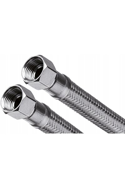 Invena Furtun de apă cu racord din oțel, filet exterior 3/4"x 3/4 ", lungime ...