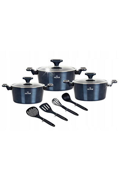 ZILNER SET DE VASE DE GĂTIT DIN ALUMINIU ȘI MARMURĂ SET DE VASE DE GĂTIT SET ...
