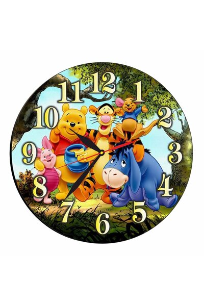 OEM Ceas Disney, Winnie The Pooh, Lemn, 40 cm, CSDUV058