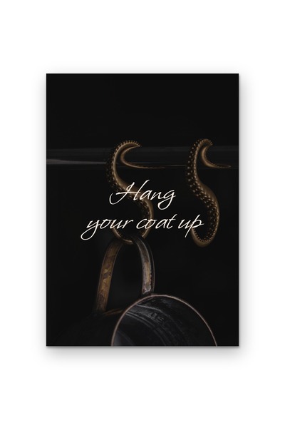 OEM Poster Carton 250g A4 - Agata-ti haina, Citat motivational, Decor perete