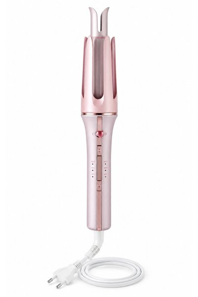 LAC Pink Automatic Hair Curler, Adjustable Multi-Temp Ceramic Rotating Curlin...