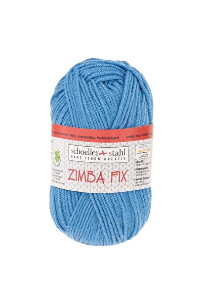 scholler Fir de lana 80%, aspect rustic pentru tricotat si crosetat, grosime fir mediu, 50g, 87m, Zimba Fix Antracit 90138-01