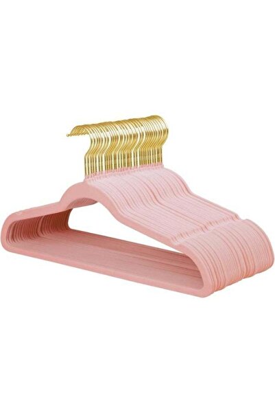 Generic Homesmiths Slim Velvet Non-Slip Suit Hangers, Pink – 20-Pack, Space-S...