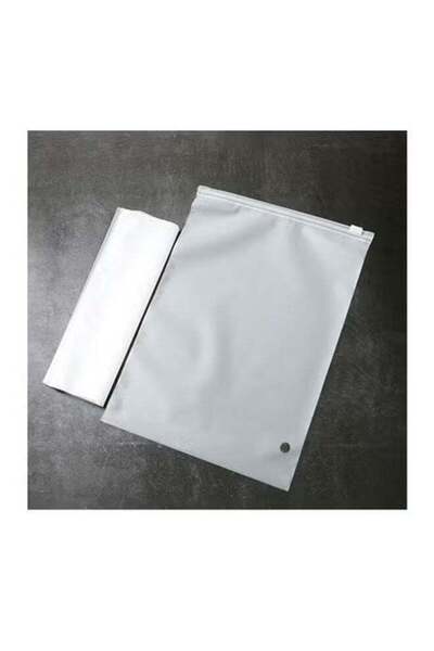 Generic 100 Clear Scrub Clothing Zipper Bags, Underwear Socks Clothes Storage...