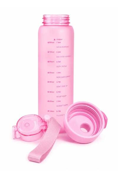 Generic BestHydro PK Motivational Water Bottle 1000ML BPA-Free Plastic Leakpr...