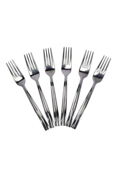 Generic 6-Piece Table Fork Silver