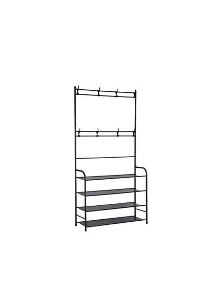 Generic Royalford Powder-Coated Iron Garment Rack,Shoe Rack | Integrated Stor...