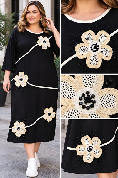 Espira Embroidered Dress Plus Size