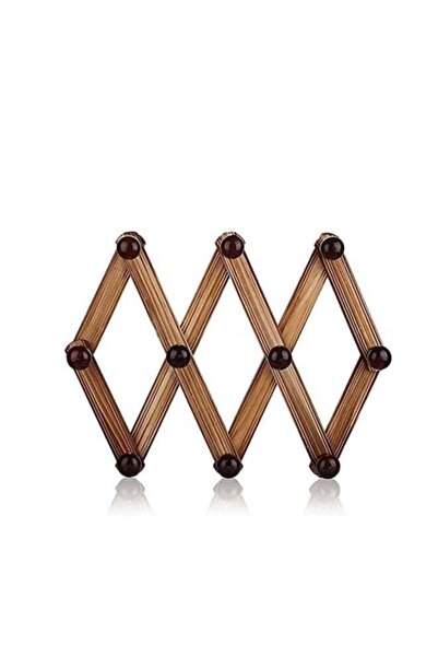 Generic TOMSUN Wooden Expandable Coat Rack Hanger Modern Coat Peg Hanger Wall...