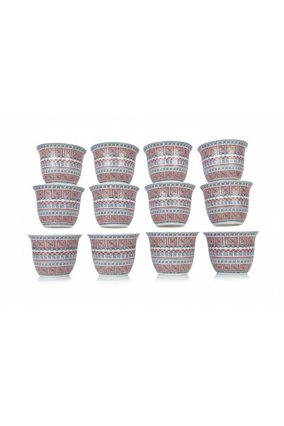 Generic Set of 12 Ceramic Coffee and Tea Cup Set, Suhoor & Iftar - Perfect fo...