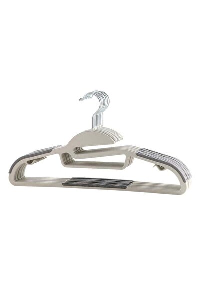 Generic ManGotree 10-Pack Plastic Clothes Hangers, Ultra Thin Non-Slip Clothe...