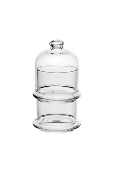 Generic 2-Layer Villa Patisserie Glass Service Bowl And Dome, 2X230 Ml, 160 M...