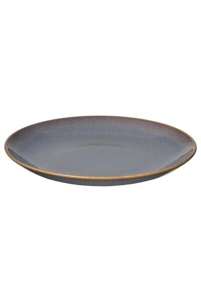 Generic Lilac Stoneware Side Plate with Reactive Glaze, 20 cm