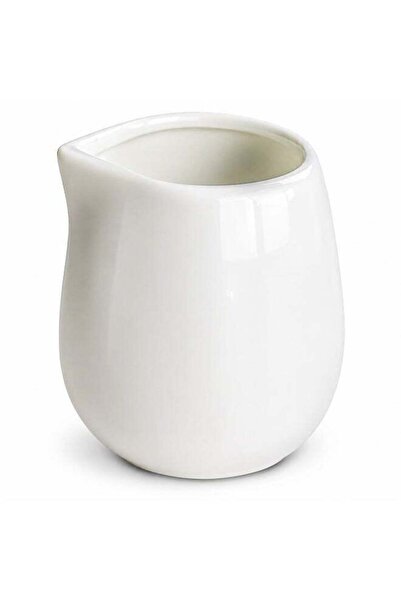 Generic Rattleware 3 oz White Porcelain Creamer Pitcher - Small Ceramic Cream...
