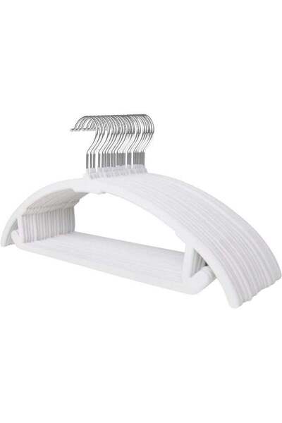 Generic 17.6'' Velvet Clothes Hangers, Non-Slip Rounded Felt Hangers, Sturdy ...