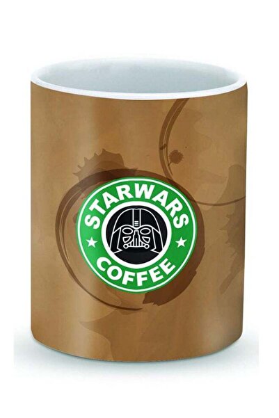 Generic Premium Starwars Coffee Designer Mug Beige/Green
