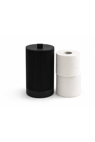 OEM Suport Premium pentru 2 role de hârtie igienică, Organizator cu capac, De...