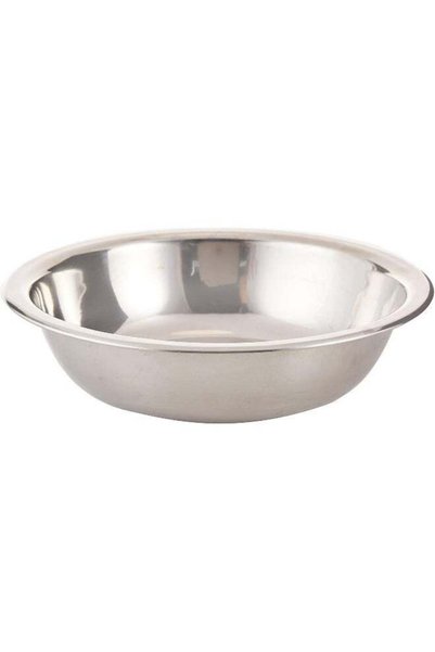 Generic RAJ STAINLESS STEEL HEAVY MIXING BOWL, 24.5 CM, SILVER, RHB012 Silver...