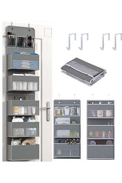 Generic Heavy Duty Door Hanging Organizer Door Organizer Door Hook with 5 Lar...