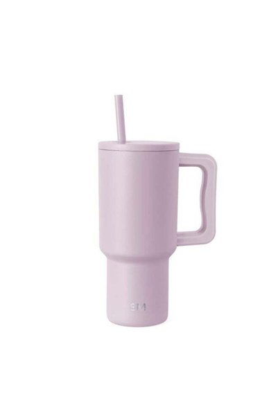 Generic 30 oz Tumbler with Handle and Straw Lid | Insulated Cup Reusable Stai...