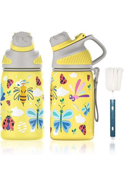 Generic Fjbottle 400 ml Stainless Steel Water Bottle with Magnetic Lid, BPA-F...