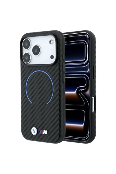 BMW Husă M cu inel imprimat cu carbon MagSafe pentru iPhone 18 Pro / 17 Pro, ...