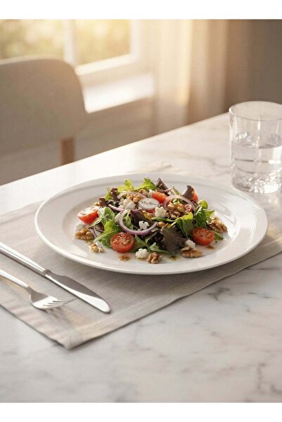 Generic Shallow Bone China Tiffany Plate – Elegant White Dinner & Serving Pla...