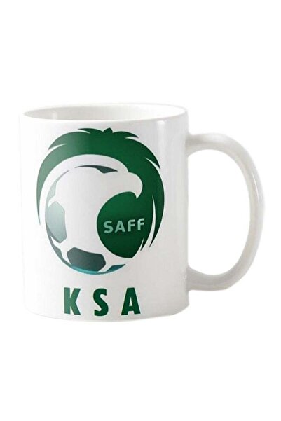 Generic Printed SAFF Saudi Arabia FC Mug White/Green