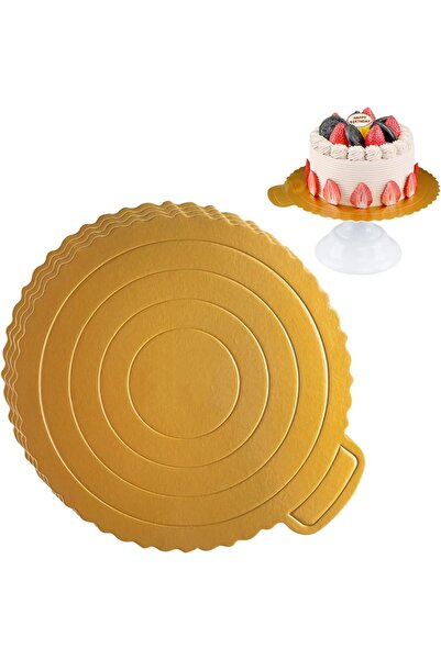 Generic Cake Boards, 10 Inch Round Cardboard Base for Baking and Dessert Disp...