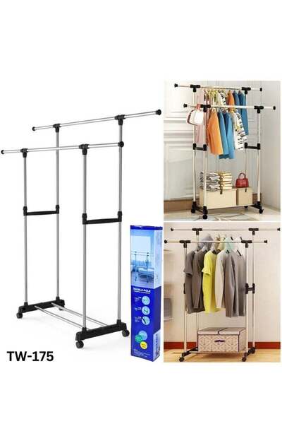 Generic ARTC Portable Stainless Steel Adjustable And Movable Double And Singl...