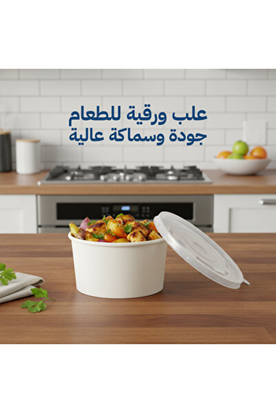 lamina حاويات طعام ورقية - 14 أونصة