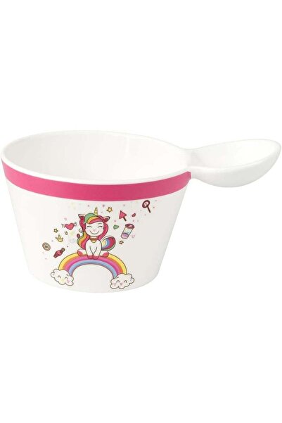 Generic Servewell Melamine Fries Dip Bowl Unicorn Design | 12.7 cm