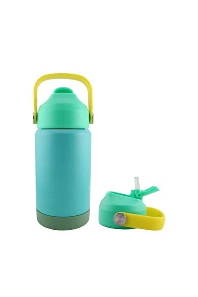 Generic CRAVISTA Kids Insulated Water Bottle with Straw & Handle – 350ml Stai...
