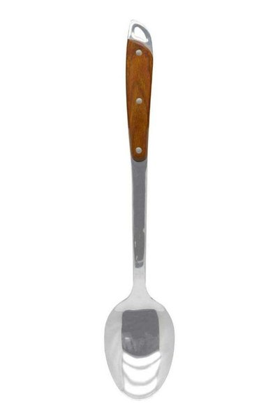 Generic RAJ WOODEN HANDLE BASTING SPOON, 42 cm, CURRY SERVER, RICE SERVER, CO...